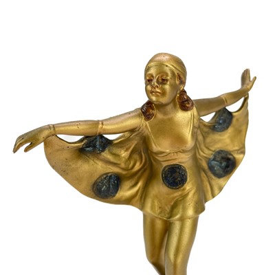 Lot 269 - After Professor Otto Poertzel (1876-1963), a gilt bronze figure.
