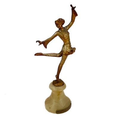 Lot 249 - Josef Lorenzl (Austrian, 1892-1950, a gilt bronze figure.