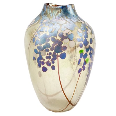 Lot 443 - Norman Stuart Clarke glass vase.