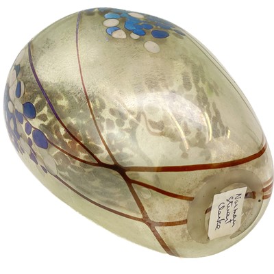 Lot 443 - Norman Stuart Clarke glass vase.