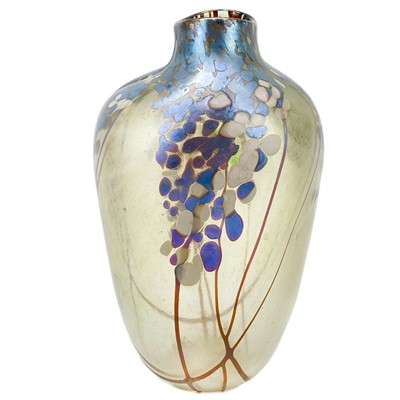 Lot 443 - Norman Stuart Clarke glass vase.