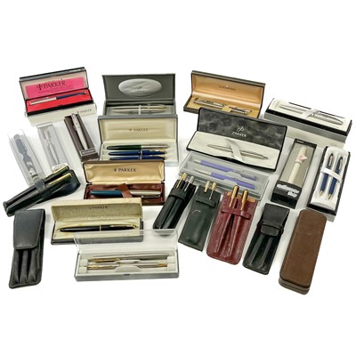 Lot 545 - A large collection of pens, mostly parker.