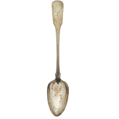 Lot 71 - A large William IV silver table spoon by Joseph Hicks.