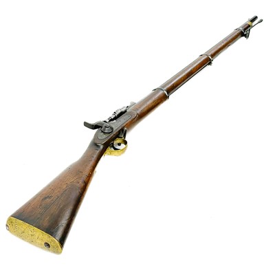 Lot 289 - A Snider-Enfield .577 calibre triple-banded breech loading service rifle.