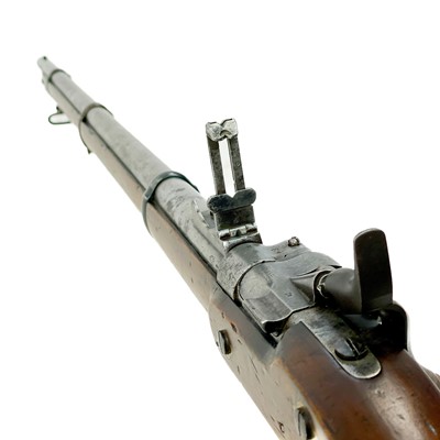 Lot 289 - A Snider-Enfield .577 calibre triple-banded breech loading service rifle.