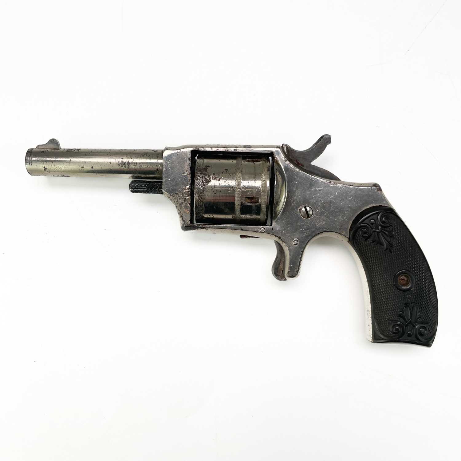 Lot 298 - A Hopkins & Allen Dictator rim fire revolver.