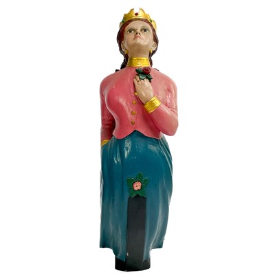 Lot 10 - A painted and carved ship's figurehead by Charles Moore.