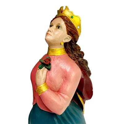Lot 10 - A painted and carved ship's figurehead by Charles Moore.