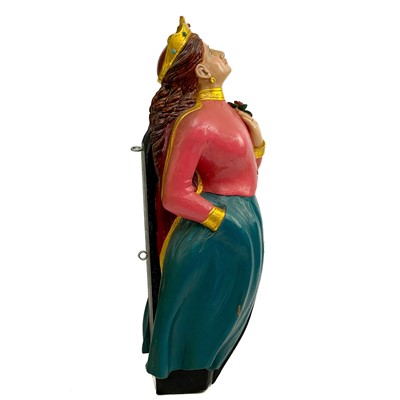 Lot 10 - A painted and carved ship's figurehead by Charles Moore.