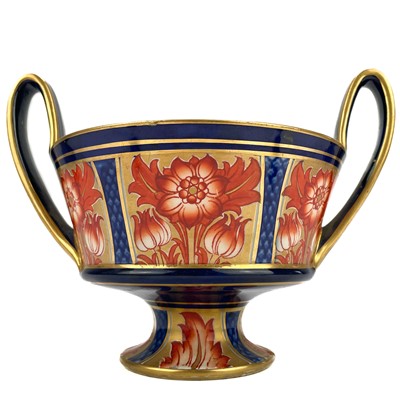 Lot 591 - A Macintyre Aurelian pattern twin handled bowl.