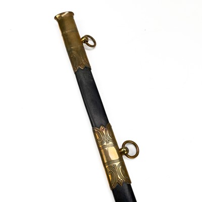 Lot 275 - A Royal Navy dirk and scabbard.