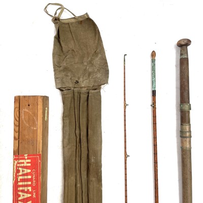 Lot 17 - A C Farlow & Co fishing rod