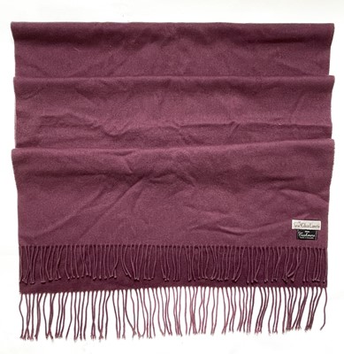 Lot 619 - Four vintage woolen scarves.