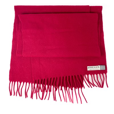 Lot 619 - Four vintage woolen scarves.