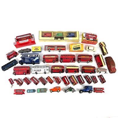 Lot 783 - Un-boxed buses / coaches by Dinky and other makers