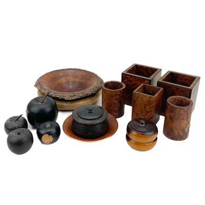 Lot 24 - 20th century treen.