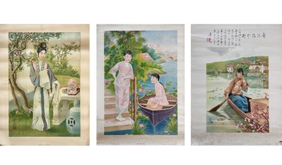 Lot 35 - (Yuefenpai) Early 20th century Chinese posters.