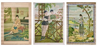 Lot 39 - (Yuefenpai) Early 20th century Chinese posters.