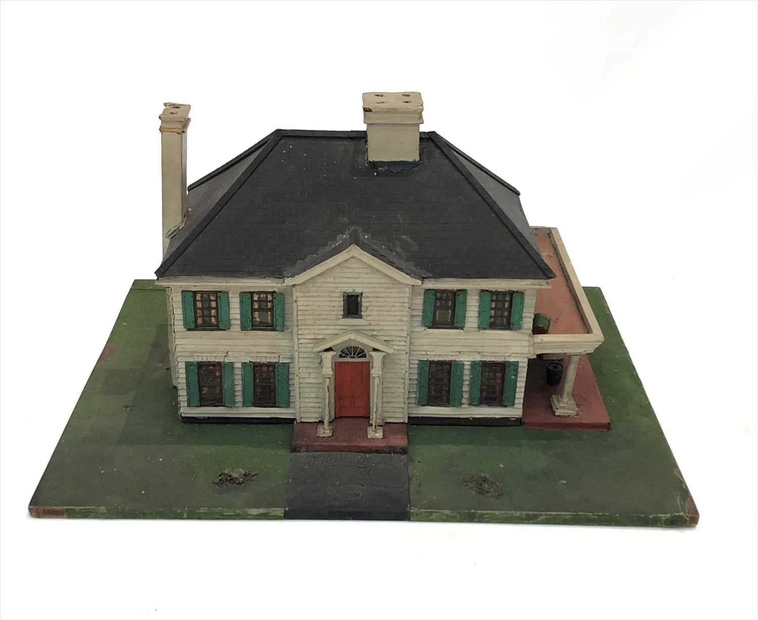 Lot 457 - A model of a plantation colonial style house,...