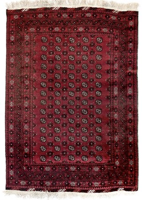 Lot 25 - An Afghan carpet, circa 1930's.