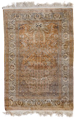 Lot 37 - A Kayseri 'art silk' rug, Central Anatolia.