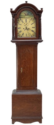 Lot 324 - A Victorian eight-day longcase clock.