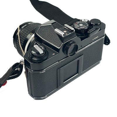 Lot 218 - A Nikon FM2 SLR camera black.