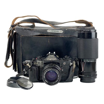 Lot 231 - A Canon A1 SLR camera.