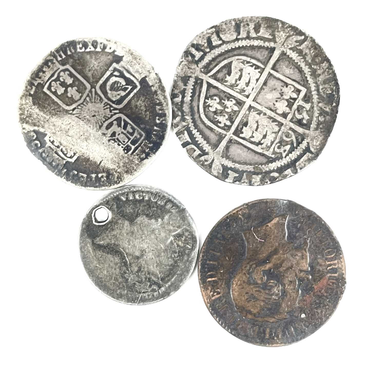 Lot 86 - Hammered and other silver coins (x4)