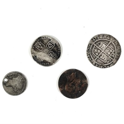 Lot 86 - Hammered and other silver coins (x4)