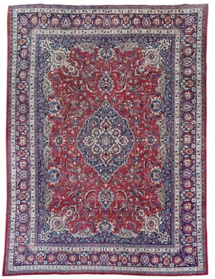 Lot 66 - A Tabriz carpet, North West Persia, mid 20th century.