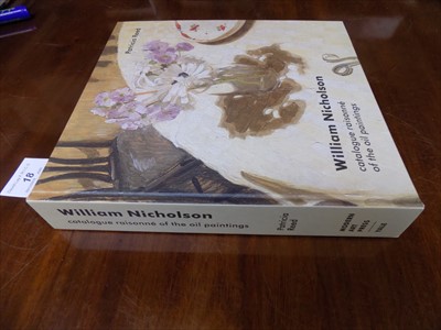 Lot 18 - REED (PATRICIA) "William Nicholson, Catalogue...