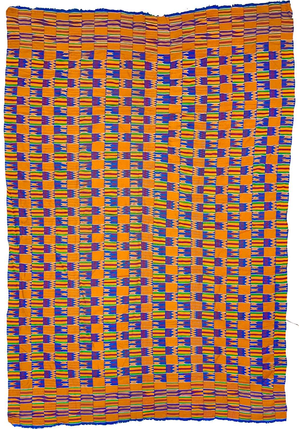 Lot 175 - An Ashanti Mans cloth, Ghana, mid 20th