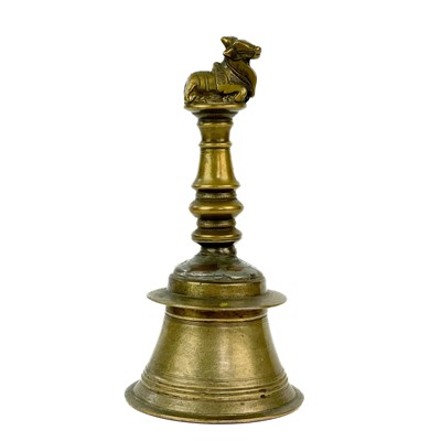 Lot 146 - An Indian bronze shrine bell, early 20th century.