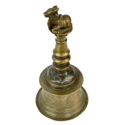 Lot 146 - An Indian bronze shrine bell, early 20th century.