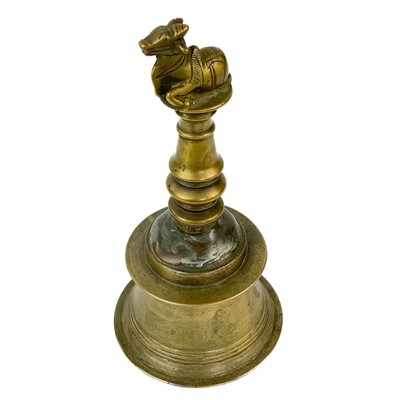 Lot 146 - An Indian bronze shrine bell, early 20th century.