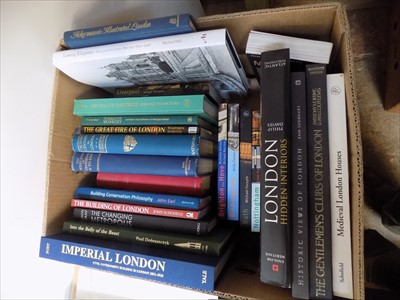 Lot 21 - BOOKS ON LONDON, etc. Box.