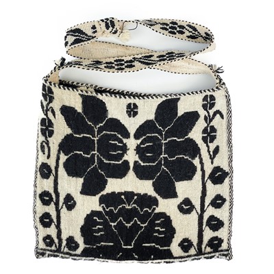 Lot 50 - A Mexican wool shoulder bag, second half of 20th century.