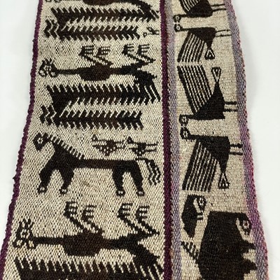 Lot 58 - A Bolivian woven sash belt, South America, early-mid 20th century