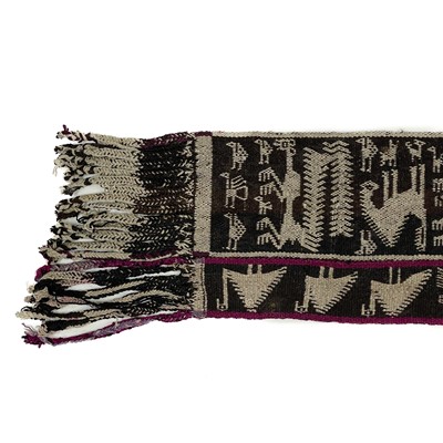 Lot 58 - A Bolivian woven sash belt, South America, early-mid 20th century