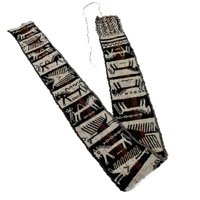 Lot 60 - Two Bolivian woven sash belts, early-mid 20th century.