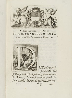 Lot 67 - 'Opere Volgarie Latine Di Jacopo Bonfadio,' 1758.