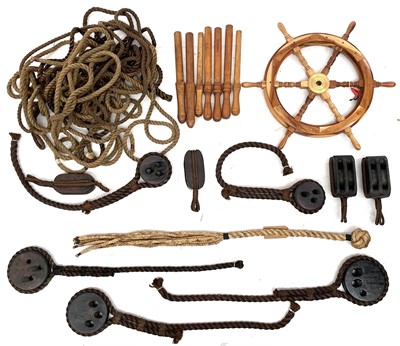 Lot 34 - A large collection of reproduction maritime items