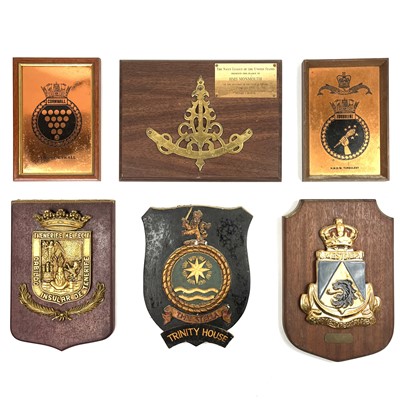 Lot 93 - A large collection of various shield plaques.
