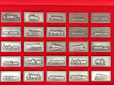 Lot 540 - Great British Locomotives - fine pewter National Railway Museum (x50 ingots +1 extra)