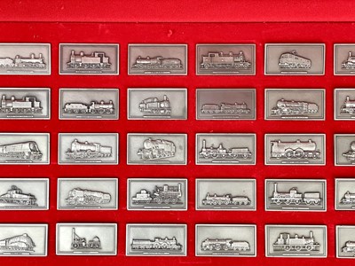 Lot 540 - Great British Locomotives - fine pewter National Railway Museum (x50 ingots +1 extra)