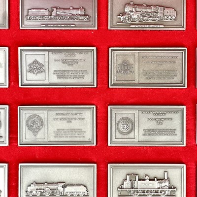 Lot 540 - Great British Locomotives - fine pewter National Railway Museum (x50 ingots +1 extra)