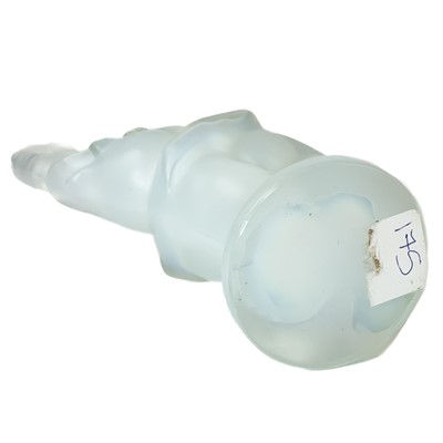 Lot 518 - A Sabino opalescent glass elephant mascot.
