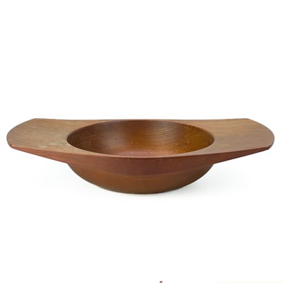 Lot 248 - A Robin Nance St Ives Cherry wood fruit bowl.