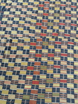 Lot 64 - A Ewe Mans cotton cloth, Ghana / Togo, mid 20th century.